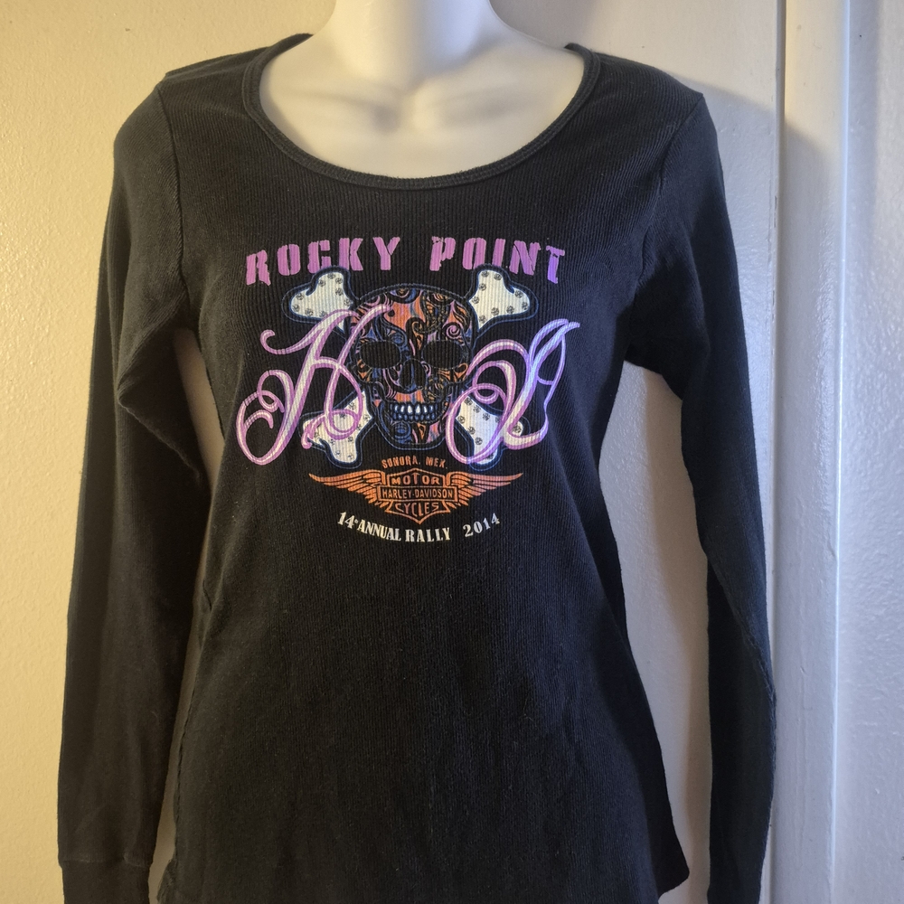 Moon Black Long Sleeve Tee